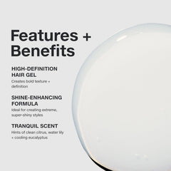 Paul Mitchell Wax Works closeup texture reveals defined, flexible hold.
