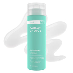 Paula's Choice CALM cleanser packaging for gentle, sensitive-skin cleansing.