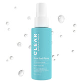 Paula's Choice CLEAR back & body spray bottle for acne-prone pores.