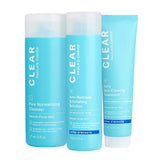 Paula's Choice Clear Extra Strength Acne Kit cleansing bottle for oil control during morning routine