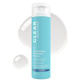 Paula's Choice Clear Extra Strength exfoliator bottle pour showing pore-clearing action