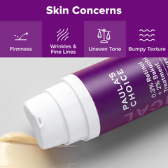 Paula's Choice Clinical serum texture shows lotion-like consistency for all skin types