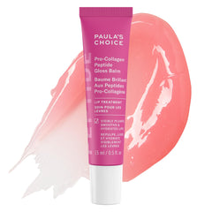 Paula's Choice Pro-Collagen Peptide Gloss Lip Balm packshot highlights sheer hydration