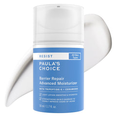 Paula's Choice RESIST Barrier Repair jar closeup showing creamy, hydrating texture