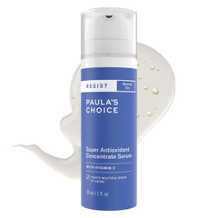 Paula's Choice RESIST serum bottle with dropper demonstrates hydrating glow.