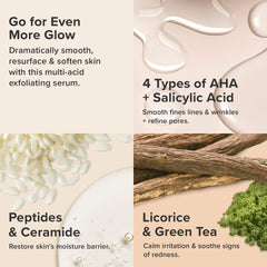 Texture close-up of Paula's Choice RESIST Exfoliator showing smooth, non-abrasive formula.