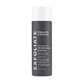 Paula's Choice Skin Perfecting 2% BHA bottle showing pore-clearing exfoliant for clearer skin