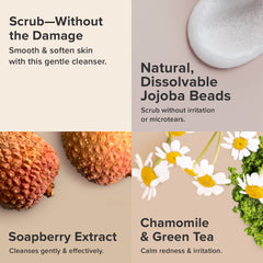 Paula's Choice The UnScrub vitamin E closeup highlighting nourishing antioxidants.
