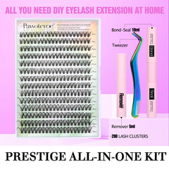 Pawotence 30D cluster lashes 9-16mm offer customizable fullness for different looks.