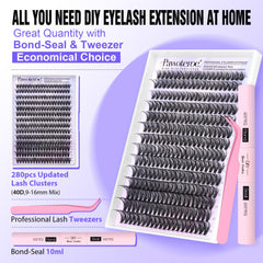 Pawotence lash-bond-seal enables secure wear and tidy finishes