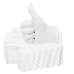 Paxcoo white cotton gloves for dry hands with soft, breathable fabric