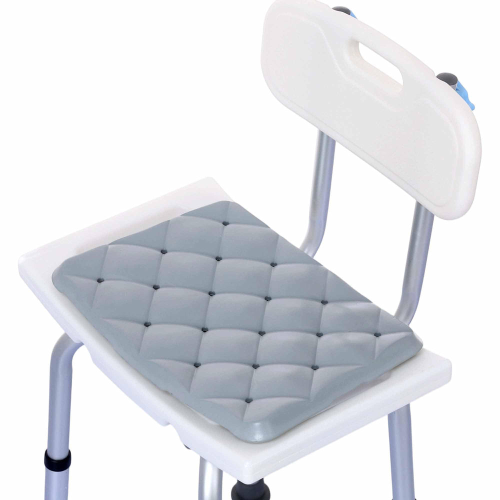 PAZ WEAN waterproof shower cushion seat pad top view for soft chair comfort