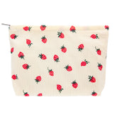 PAZIMIIK makeup bag large canvas zipper showcases stylish everyday organization.