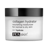 PCA SKIN Collagen Hydrator tub close-up showing rich, non-greasy hydration.