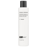 PCA SKIN Creamy Moisturizing Face Cleanser bottle showing gentle hydration for dry skin.