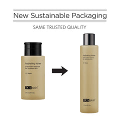 PCA SKIN Hydrating Toner applied to face during application for refreshment