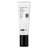 PCA SKIN Hydrator Plus SPF30 bottle closeup showing oil-free, hydrating sunscreen.