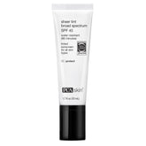 PCA SKIN Sheer Tinted Sunscreen tube offers portable SPF 45 protection with light, sheer coverage.