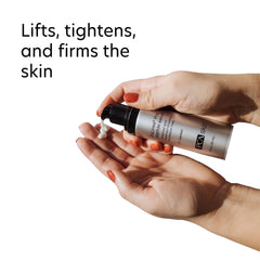 PCA SKIN ExLinea Pro label close-up highlighting peptide complex for lifting.