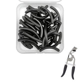 Pdtwq elf eyelash curler refill 30-pack front view for smooth curls