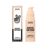 Peace Out Acne Serum bottle with 2% salicylic acid for clearer skin