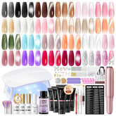 Peacecolor poly-nail-gel-kit-front-view for at-home salon-quality nails