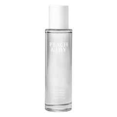 Peach & Lily Wild Dew Treatment Essence bottle close-up delivering a hydrating glow.