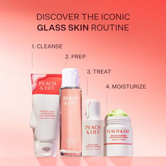 Peach & Lily Wild Dew Treatment Essence pump being used for quick absorption.