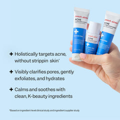 Peach Slices cleanser bottle close-up—salicylic acid cleanser for gentle pore clarification.