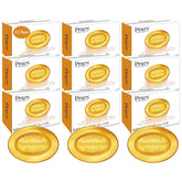Pears Soap pure glycerin bar reveals translucent moisture for everyday hydration.