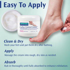 Pedifix 4oz jar packaging highlights convenient size for daily foot care routines.