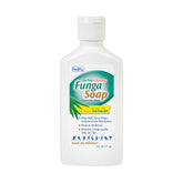 Pedifix FungaSoap tea-tree-oil-bottle promotes a refreshing post-workout cleanse.