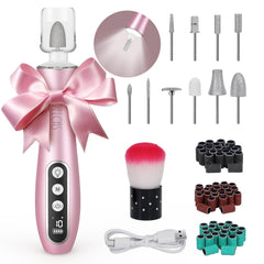 PELCAS Electric Nail File with LCD display for precise speed and power control.