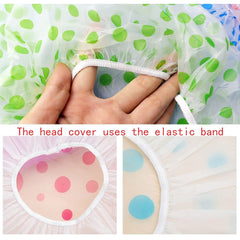 Pengxiaomei 3 piece set travel friendly shower caps