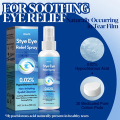 PENNTR Stye Eye Drops soft cotton pads for eyelid cleansing and lash care.