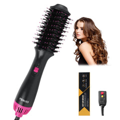PENUIO hair dryer brush compact design for easy storage and travel-ready styling.