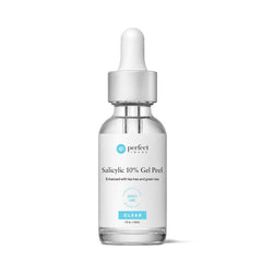 Perfect Image Salicylic 10% Gel Peel bottle shows compact 30 mL packaging for daily use and pore refinement.