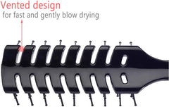 PERFEHAIR detangling bristles glide through tangled hair with minimal tug.