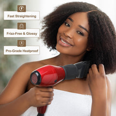 PERFEHAIR unbreakable-teeth closeup demonstrates detangling efficiency for smoother styling.
