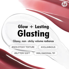 Peripera Ink Glasting mini shade 03 swatch for warm nude highlight.