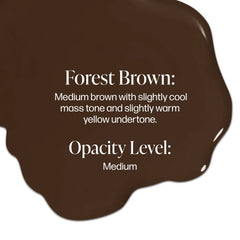 Perma Blend Forest Brown packaging highlights vegan ink for cosmetic tattooing.