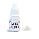 PERMANIA Super Mix Powder packaging shows a glue-free lash lift option for salons.
