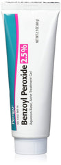 Perrigo acne gel 60g tube for targeted blemish treatment with 2.5% benzoyl peroxide