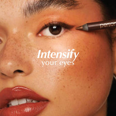 PERSONA 24HR Eyeliner bronze swatch on arm shows smudge-proof color