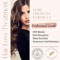Persona Beauty hair growth serum on scalp during targeted application