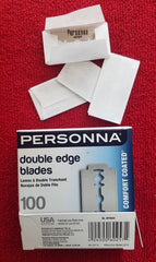 Personna blades individually wrapped ensure clean handling and freshness between uses.