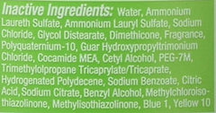 Pert 2 en 1, fragancia cítrica fresca, deja cabello limpio y aroma agradable.