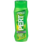 Pert Plus 2-in-1 bottle shows daily-use formula.