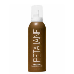 Peta Jane Dark Tanning Mousse bottle—vegan formula for streak-free color.
