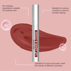 Petansy Peel Off Lip Stain color swatches showcase matte finish shades.